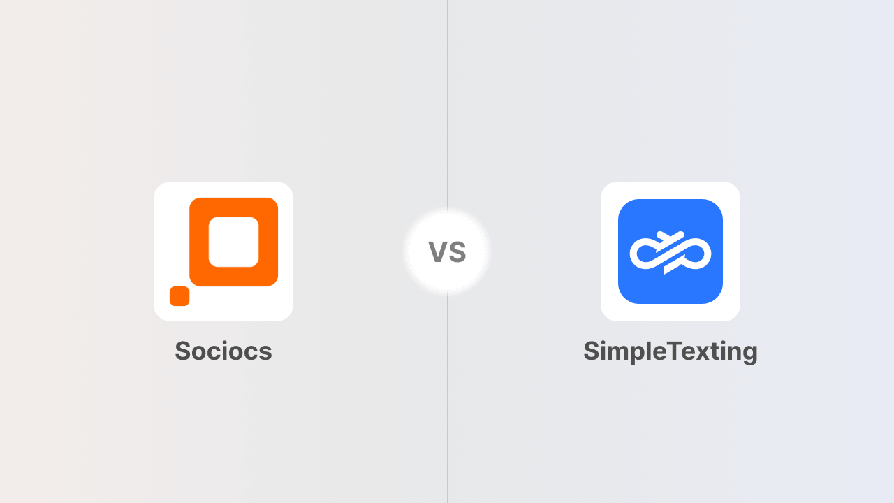 SimpleTexting vs. Sociocs: Pricing, Features, and Which One Fits Your Team
