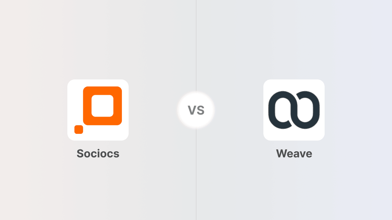 Weave vs. Sociocs: Pricing, Features, and Which One Fits Your Practice